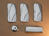 Chrome Door Handle Trim Set Covers To Fit Ford Transit 4dr (2000-13)